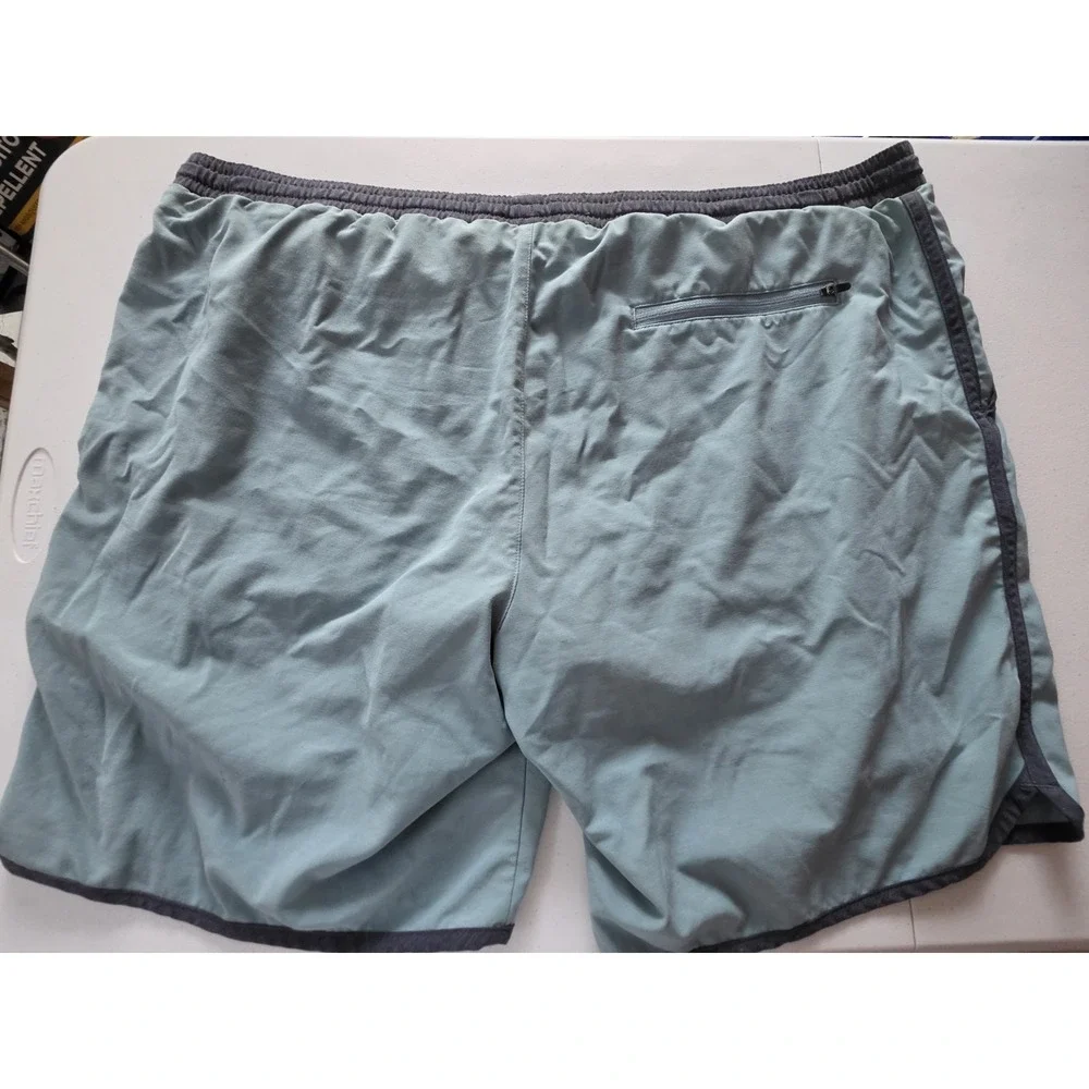 L.L.Bean Men's XL Swim Trunks Shorts Blue Gray Athletic Running Beach Board...